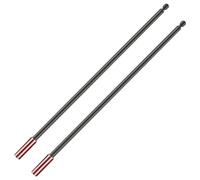 2pcs Drill Bit Extension Holder 12inch 300mm Long Magnetic Impact Driver Bar Hand-Held Reach Screwdriver 1/4" Hex Shank Bit Holders for Screws Nuts Drill