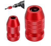 2PCS Drill Depth Stop for Drill Bits, Adjustable Drill Bit Stopper, Aluminum Alloy Drill-Bit Stop Collar for Drill Size Range 5/64"-3/16",15/64"-7/16" for Furniture Tile Metal Woodworking