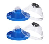 2pcs Drill Dust Bowl PP Cover for Electric Drills Collects Debris | Indoor Wall Drilling, Wood Board Use, Eye Protection from Debris, Keeps Workspace Cleaner