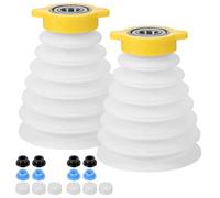 2Pcs Drill Dust Cover Collector Silicone Drilling Holes Dust Catcher Bowl Scalable Drill Ash Bowl for Electric Hammer Drills Bit Under 160mm