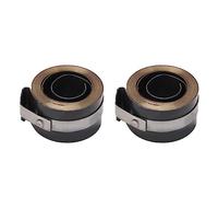 2Pcs Drill Press Return Spring, Metal Feed Quill Coil Replacement, Spring Steel Bench Drill Parts for Horizontal and Vertical Type Bench Drills, Durable and Heat