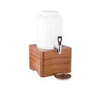 2pcs Drink Dispenser with Spigot Beverage Dispenser with Stand Perfect for Parties & Weddings Pitcher for Lemonade(Ceramics)