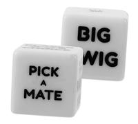 2Pcs Drinking Game Dice Fun Party Props for Bars Pubs and Adult Gatherings for Creating Joyful Atmosphere Ktv and Family Events