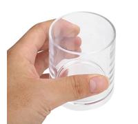 2Pcs Drinking Glass Tumblers, 200ml Clear Acrylic Drinking Water Reusable Plastic Cups Round Beer Glasses Unbreakable Acrylic Drinking Glasses(Clear)