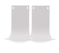 2PCS Drip Tray for Wall Mounted Soap Dispenser, Prevent Dripping and Spraying, Dispenser Stand,Soap Dispenser Bracket, Soap Dispenser Water Tray，Soap Dispenser Drip Tray,Detergent Cup Holder(White)