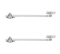2pcs Drop Down Cabinet Door Hinges Heavy Duty Silver Zinc Alloy