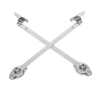 2pcs Drop Down Cabinet Door Support Hinge Heavy Duty Silver