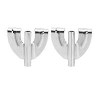 2Pcs Drum Claw Hook Iron Tension Rod Support for Bass Drum, Replacement Percussion Hardware with Durable Metal Construction, Fits Standard Drum Kits for Beginners and