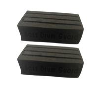 2Pcs Drum Hoop Guard Bass Drum Hoop Protector Nonslip Rubber Pad Kicks Drum Rims Protector Percussion Instrument Part