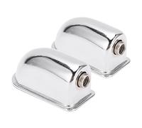 2PCS Drum Lug Snare Drum Lug Snare Ear Drums Silver Single End Lugs Claw Adjusted Tightness and Looseness of Head (WC27)