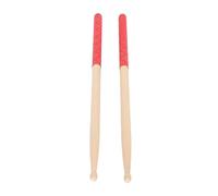 2PCS Drum Sticks, 15.7in Classic Maple Wood Tip Drumsticks Wood Tip Drumsticks for Students and Beginners Musical Instrument Percussion Accessories (X Pattern)