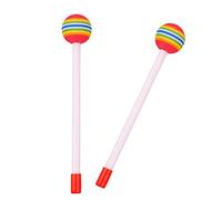 2PCS Drum Sticks for Kids, Colorful Drumsticks Soft EVA Head Lollipop Drum Sticks Instrument Accessories for Rhythm Practice and Classroom Use