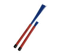 2Pcs Drum Wire Brushes Drum Sticks Brushes Percussion Drum Brush Stick For Jazzes Acoustic Drummer Playing Music Lovers Rubber Handle Drum Brush
