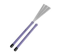 2Pcs Drum Wire Brushes Drum Sticks Brushes Percussion Drum Brush Stick For Jazzes Acoustic Drummer Playing Music Lovers Rubber Handle Drum Brush