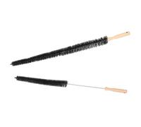 2pcs Dryer Vent Cleaner Kit Black Plastic Wood Long Handle