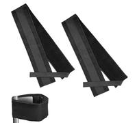 2pcs Drywall Stilts Straps, Adjustable Stilt Straps Leg Bands Comfortable Wide Drywall Stilts Foot Straps Drywall Stilts Parts for All Brands of Drywall Stilts Accessories (Black)