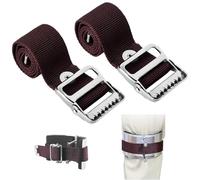 2PCS Drywall Stilts Straps, Nylon Adjustable Leg Band Straps Drywall Foot Band Straps Kit, Drywall Stilt Replacement Part Stilts Straps for Stilts for Home Improvement, High Wall Painting