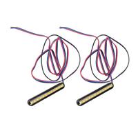 2pcs Dual-color Motorcycle Light Module with LED Turn Signal and Brake