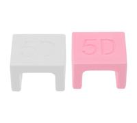 2pcs Dual Ended Nail Magnet for Cat Eye Gel Polish, Metal Plastic