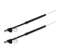 2pcs Dual Head Tire Pressure Gauge 10-150 Psi Metal Pencil | Mechanical Battery Free Reading Tool, Zinc Alloy and Stainless Steel Build, for Rv and Motorcycle Tires