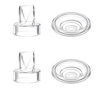 2pcs Duckbill Valves and 2pcs Silicone Diaphragm Compatible with Momcozy S12 Pro/S9 Pro Wearable Breast Pump Accessories,Mom Cozy Breast Pump Replacement Accessories