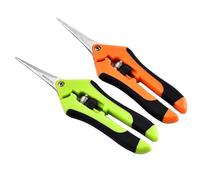 2Pcs Durable Gardening Pruning Shears Useful Micro Tip Hand Pruning Snip Ergonomic Handle Straight Tip Blades Pruning Shears for Easy Pruning Garden Tree