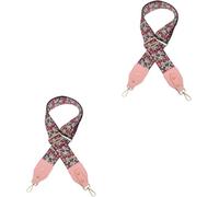 2pcs Durable Material Handbag Strap Replacement Decorative Shoulder Keychain Pendant Set Lightweight Portable Accessories for Daily Key Organization, Backpack Identification, and Travel Bag Persona...