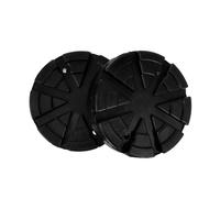 2pcs Durable Rubber Floor Jack Pads - Non-Slip Lifting Platform Compatible with Hydraulic Jacks & RVs - Easy Installation for Secure Vehicle Maintenance