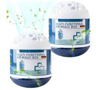 2PCS Dust Removal Magic Box Multi Functional Air Magic Box Automatic Air Cleaner Indoor Air Purification Dust Removal Magic Box Long-Lasting Freshness Pet Friendly Air Freshener for Home Office