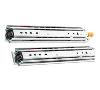 2pcs Duty Drawer Slides with Lock Extension Ball Bearing Locking Industrial Drawer Slides(56 inch)