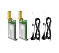 2PCS DX-LR22 No dev required Semtech LLCC68 LORA UART Interface module AT Conman 868/915MHz With 2PIECE BASE Ant 22 dBm 5KM Long Rang Compatible with Arduino CE FCC (DX-LR22-900T22D(II) * 2PCS)