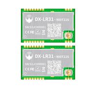 2PCS DX-LR31 No development required Semtech SX1262 LORA UART Interface modulee AT Conman 868/915MHz 22 dBm 5KM Long Rang Compatible with Arduino CE FCC Certification (DX-LR32-900T22S*2 PCS)
