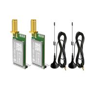 2PCS DX-LR32 No development required Semtech SX1262 LORA UART Interface modulee AT Conman 868/915MHz & 2PCS Base Ant 22 dBm 5KM Long Rang Compatible with Arduino CE FCC (DX-LR32-900T22D(II) *2 PCS)
