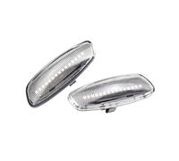 2pcs Dynamic Flashing Side Marker Turn Signal Light For Citroen C4 For Picasso C3 C5 DS4 For Peugeot 308 207 3008 5012 Indicator Lamp(Dynamic Crystal Type)