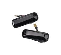 2Pcs Dynamic LED Side Marker Lights Turn Signal Indicator Car Accessories For Civic EK 2 3 4dr Ballade For CRV For Prelude 1995-1999 Mirror Indicator Lamp(Smoked Black)