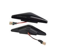 2pcs Dynamic Side Marker Turn Signal Sequential Blinker Light For Ford For Mondeo MK III MK3 2000 2001 2002 2003 2004 2005 2006 2007(2PCS Dynamic Smoked)