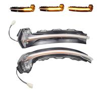 2PCS Dynamic Turn Signal Light LED Side Wing Rearview Mirror Indicator Turn Signal Lights Blinker Lamp for Audi A3 8V S3 RS3 2013-2020 (Transparent)