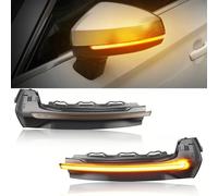 2PCS Dynamic Turn Signal Light LED Side Wing Rearview Mirror Indicator Turn Signal Lights Blinker Lamp for Audi A3 8V S3 RS3 2013-2020 (Black)