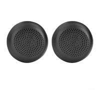 2PCS Ear Cushions Compatible with for logitech Zone for 750 Wired Headset - Soft Protein Leather & High-Density Foam Ear Covers for Comfort Black 6.5x6.5cm