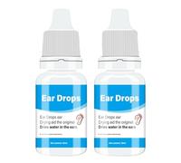 2PCS Ear Drops for Swimmers Ear,Swimmers Ear Drying Drops,Adult Ear Drops,Excessive and Hardened Ear Wax,Drops for Clogged Ears,Ear Ringing Relieving Ear Drops,Ear Wax Removal,Ear Drops Treatment