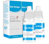 2Pcs Ear Drops for Swimmers, Swimmers Ears Drying Drops Adult, for Ringing Relieving, Tin/nitus Treatment for Ear A/Che Relief, Pain Relief, Ears Wax Clean