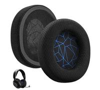 2PCS Earpads Replacement for SteelSeries Gaming Headset Ear Pads Cushion Earmuffs for Arctis 1/3 / 5/7 / 7+ / 7P / 7P+ / 7X / 7X+ / 9 / 9X / Pro/Prime Wireless Headphones Black Fabric with Blue