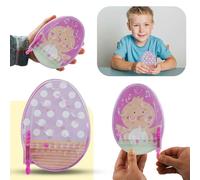 2Pcs Easter Large Pinball Game Machines for Kids, Ball & Chick Design Handheld Toy, Fun Party Favor & Gift for Boys Girls, Classic Mini Pin Ball Game for Children 3+ Years, Size 14cm