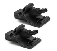 2Pcs EB3B17666AA Car Front Windshield Washer Jet Wiper Nozzles Replacement Compatible, Car Windscreen Cleaning Washer Nozzle, Windscreen Washer Wiper Spray Jet for Ford Ranger Escort Edge Mk4 2015
