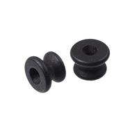 2pcs Ebony Wood Guitar Strap Locking Button for Guitar Ukulele Accessory