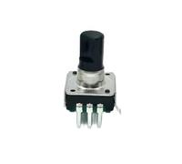 2PCS EC12 Encoder 24 Bit 24 Pulse With Button Switch Speaker Amplifier Digital Pulse Encoder D-axis(14mm)