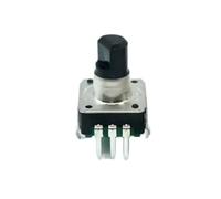2PCS EC12 Encoder 24 Bit 24 Pulse With Button Switch Speaker Amplifier Digital Pulse Encoder D-axis(11.5mm)