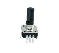 2PCS EC12 Encoder 24 Bit 24 Pulse With Button Switch Speaker Amplifier Digital Pulse Encoder D-axis(19mm)