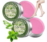 2PCS Edema Balm for Legs & Feet - Soothing Moisturising Body Cream with Botanical Ingredients, Cooling Massage Balm for Daily Leg Care, Vegan Skincare with Natural Ingredients