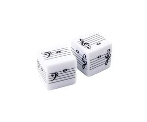 2Pcs Educational Music Staff Dices Set for Children to Learn Basic Music Theory Through Fun Game with Materials Music Dices